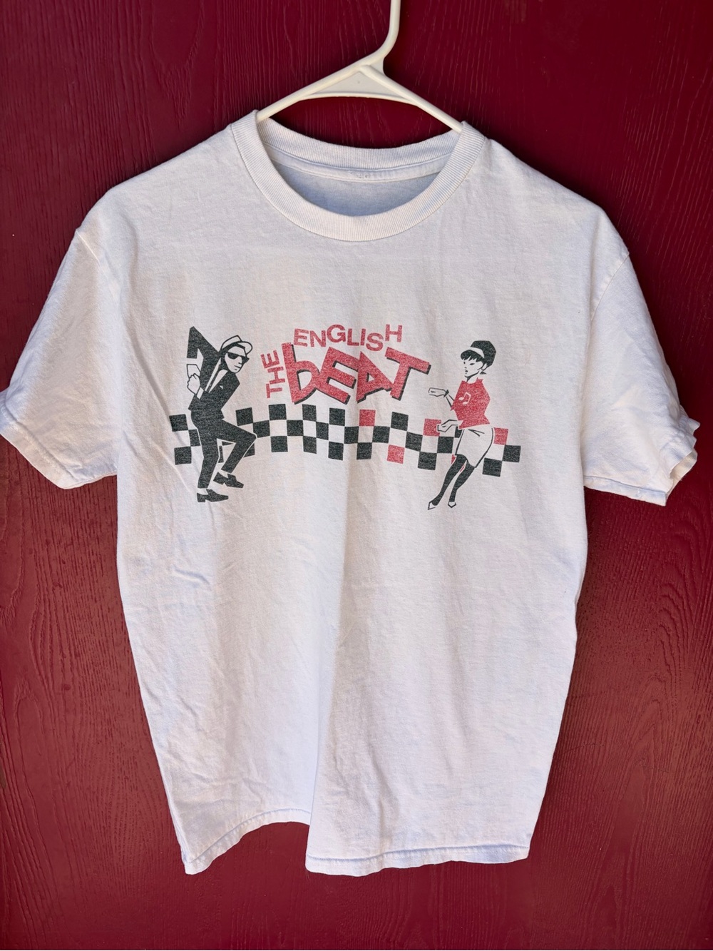 White 'The English Beat' Graphic  music